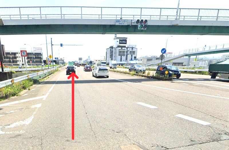 ハウステック 岐阜ショールームまでの車の経路