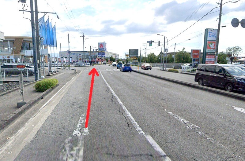 ハウステック 富山ショールームまでの車の経路