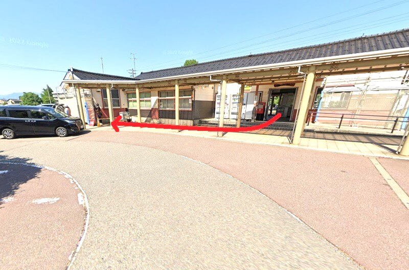 ハウステック 富山ショールームまでの徒歩経路