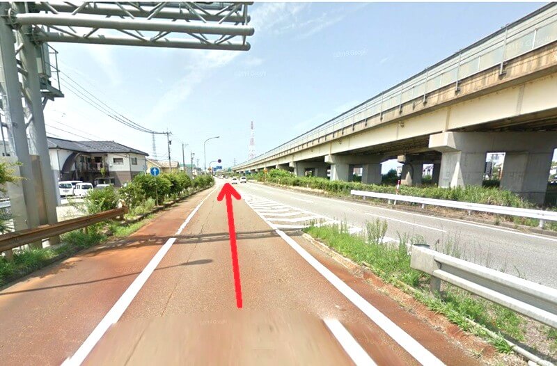 ハウステック 金沢ショールームまでの車の経路