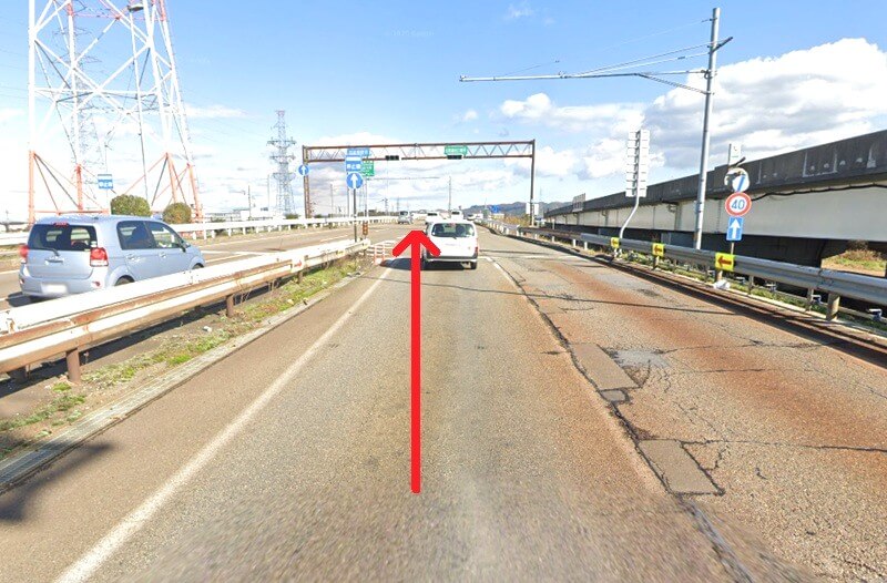 ハウステック 金沢ショールームまでの車の経路