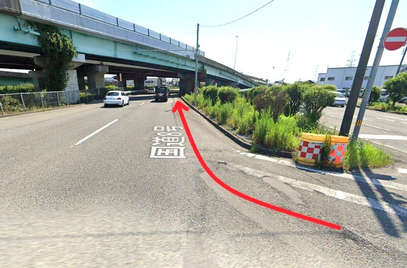 ハウステック 金沢ショールームまでの車の経路