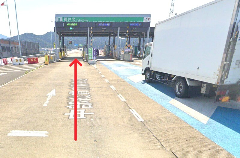 ハウステック 福井ショールームまでの車の経路