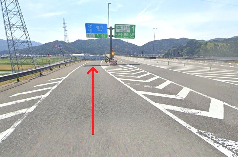 ハウステック 福井ショールームまでの車の経路