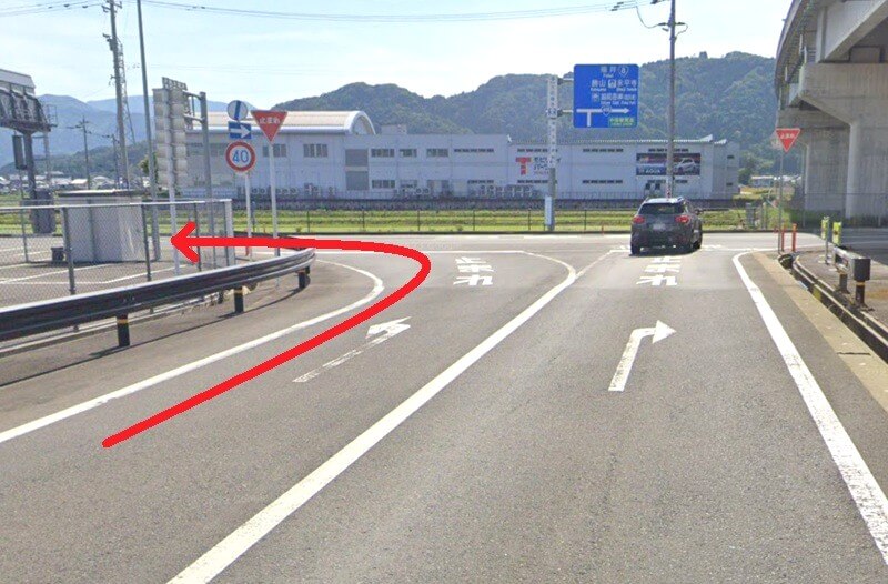 ハウステック 福井ショールームまでの車の経路