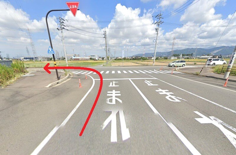 ハウステック 福井ショールームまでの車の経路