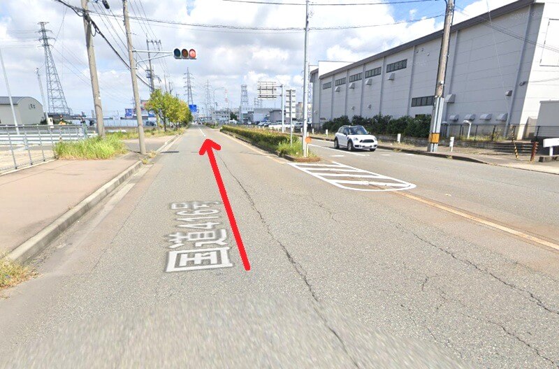 ハウステック 福井ショールームまでの車の経路