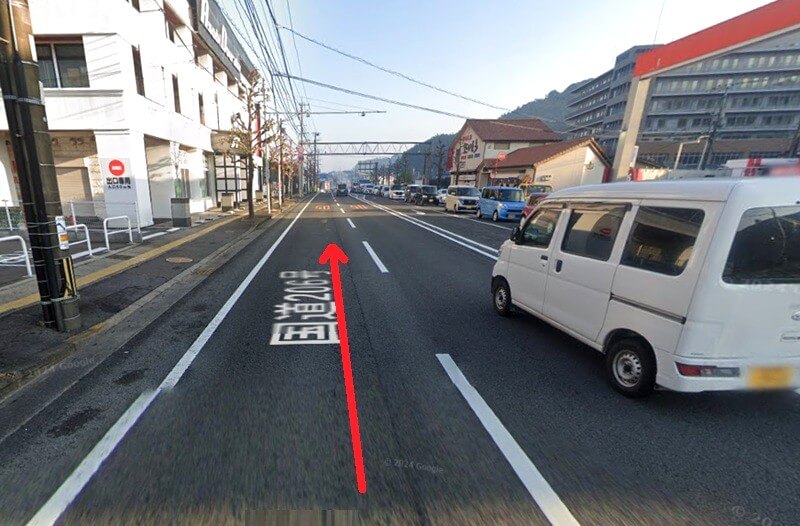 ハウステック 長崎ショールームまでの車の経路