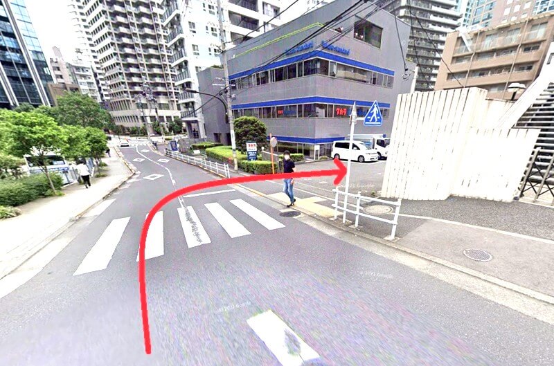 タカラスタンダード 新宿ショールームまでの車の経路