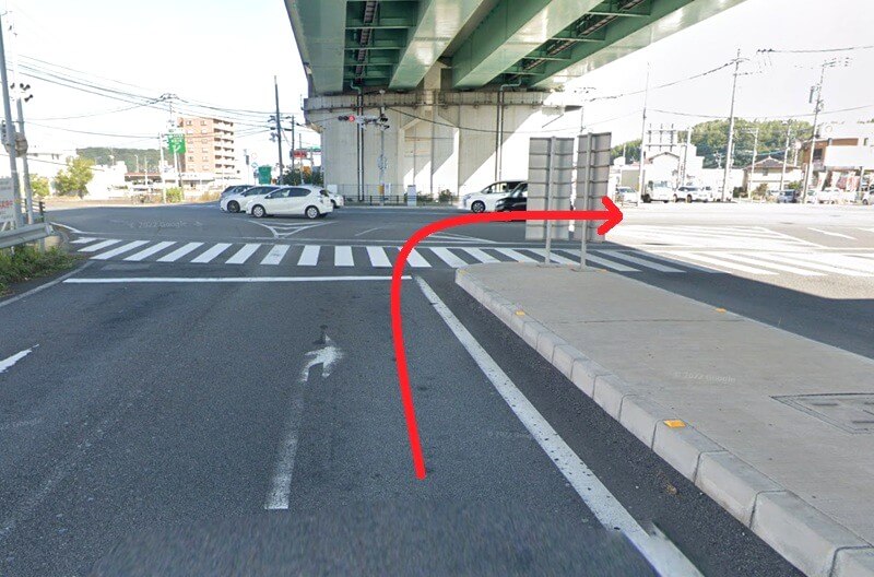 ハウステック 大分ショールームまでの車の経路