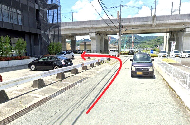 ハウステック 熊本ショールームまでの車の経路