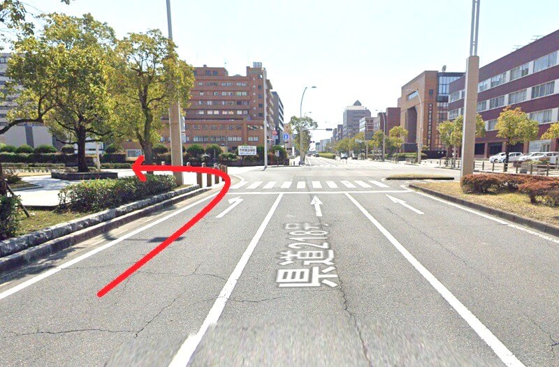 ハウステック 鹿児島ショールームまでの車の経路