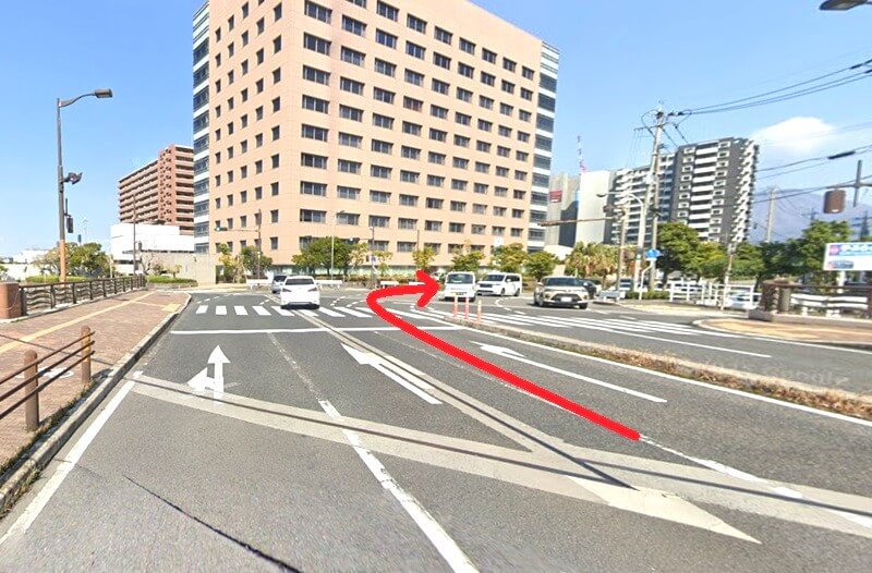 ハウステック 鹿児島ショールームまでの車の経路