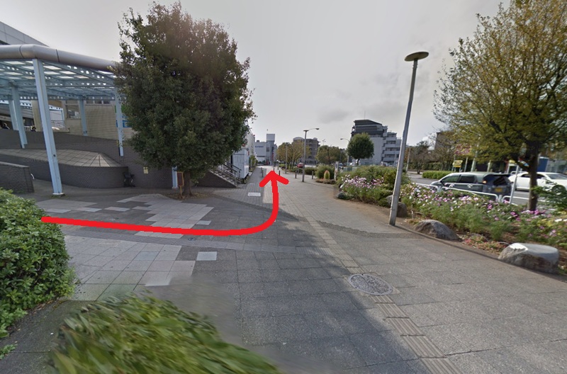 タカラスタンダード 多摩ショールームまでの徒歩経路