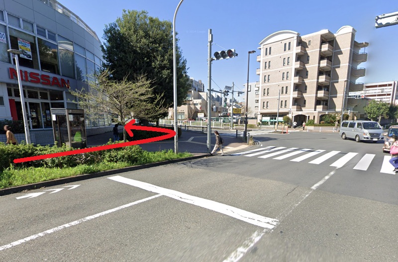 タカラスタンダード 多摩ショールームまでの徒歩経路