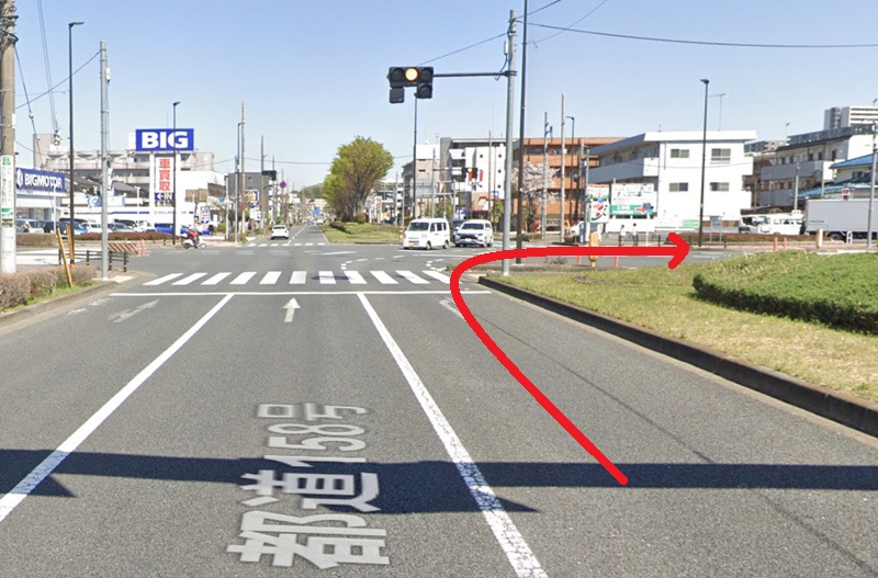 タカラスタンダード 多摩ショールームまでの車の経路