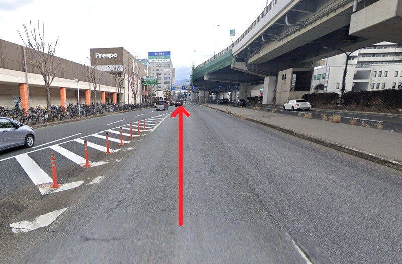 タカラスタンダード 大阪ショールーム(東大阪)までの車の経路