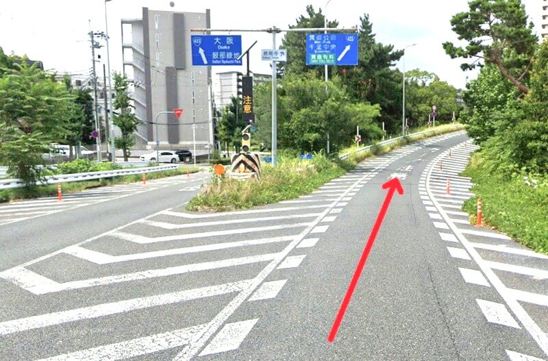 タカラスタンダード 北摂ショールームまでの車の経路