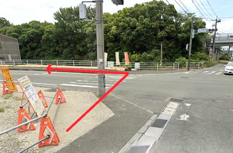 タカラスタンダード 筑豊ショールームまでの徒歩経路