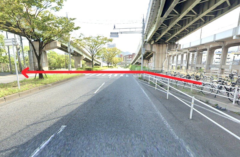 タカラスタンダード 小倉ショールームまでの徒歩経路