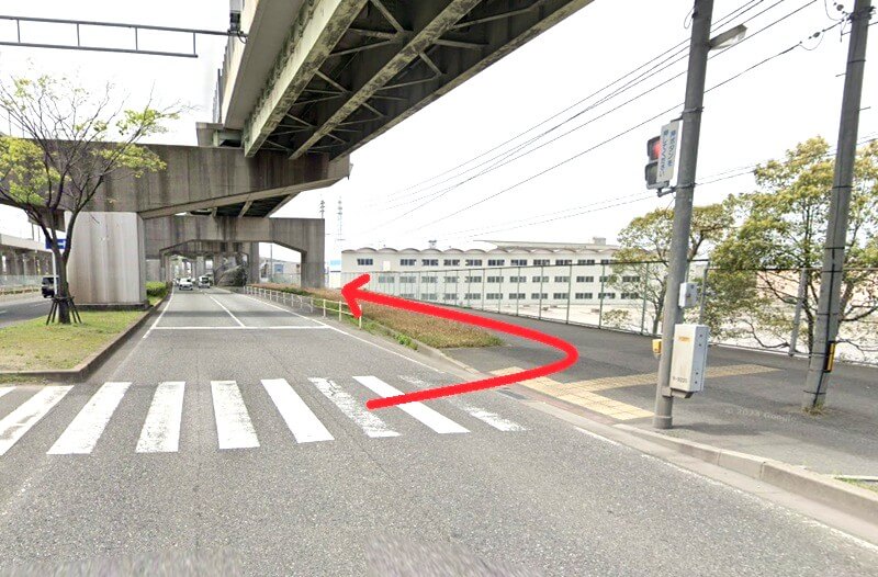 タカラスタンダード 小倉ショールームまでの徒歩経路