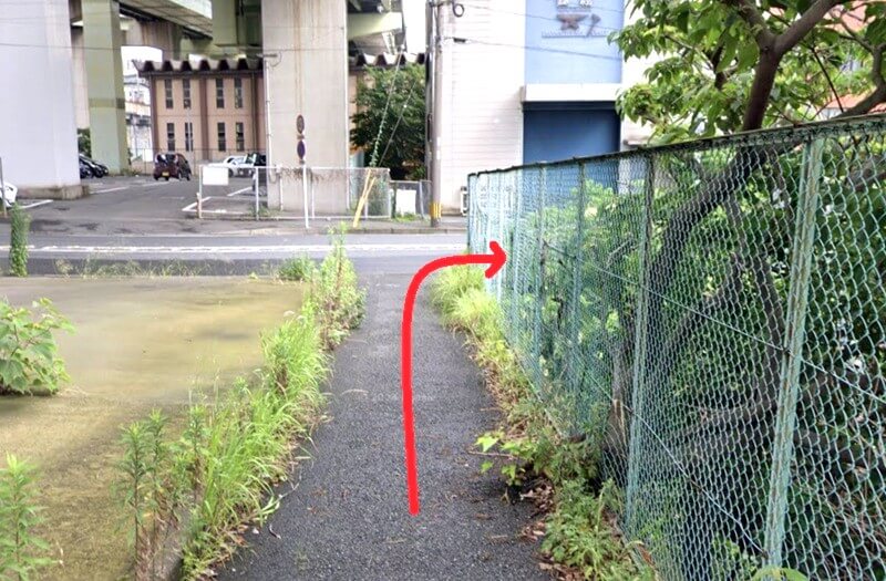 タカラスタンダード 小倉ショールームまでの徒歩経路