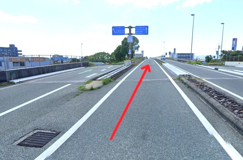 タカラスタンダード 久留米ショールームまでの車の経路