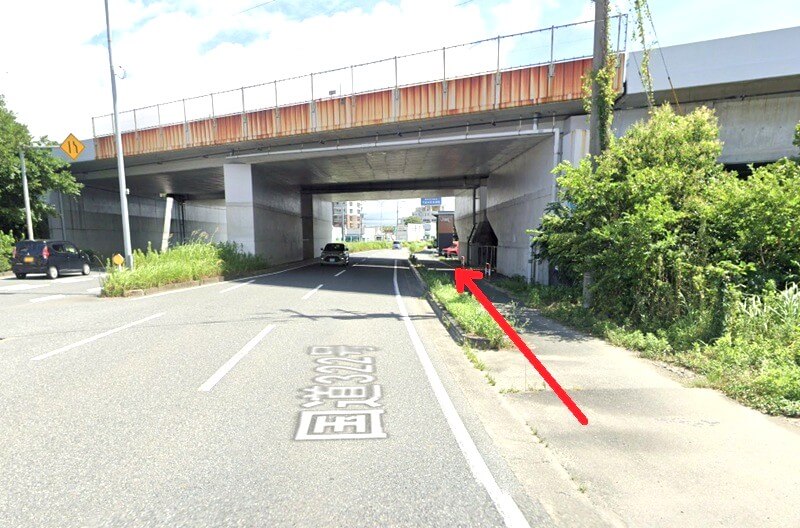 タカラスタンダード 久留米ショールームまでの徒歩経路