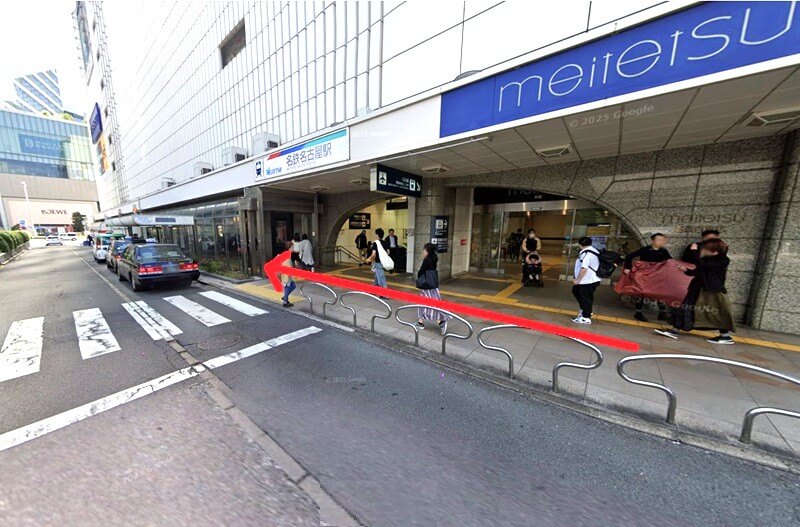 タカラスタンダード 名古屋駅前ショールームまでの徒歩経路