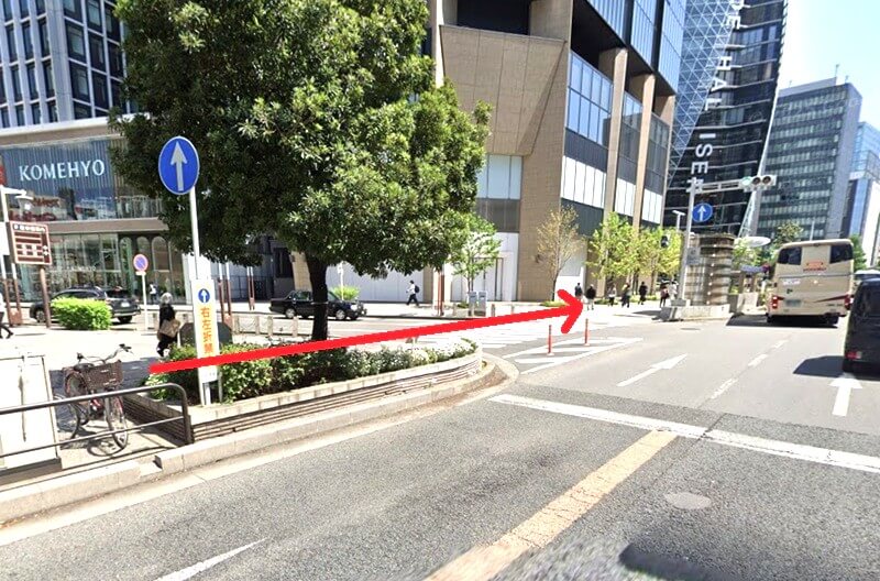 タカラスタンダード 名古屋駅前ショールームまでの徒歩経路