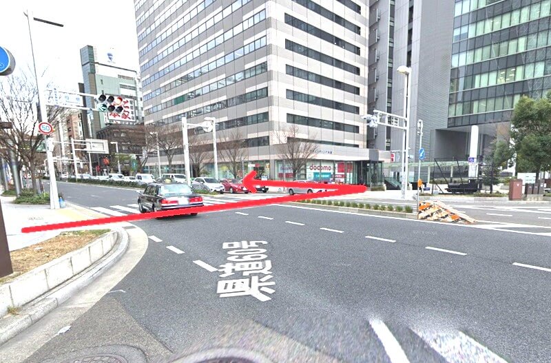 タカラスタンダード 名古屋駅前ショールームまでの徒歩経路