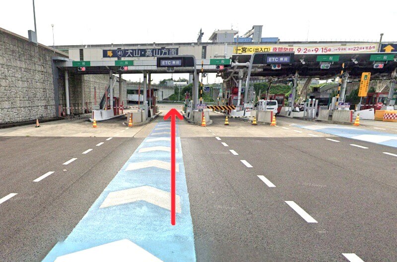 タカラスタンダード 小牧ショールームまでの車の経路