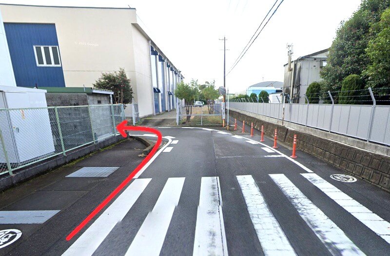 タカラスタンダード 小牧ショールームまでの徒歩経路