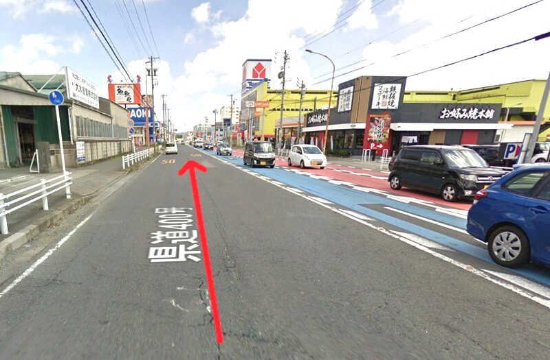 タカラスタンダード 豊橋ショールームまでの車の経路