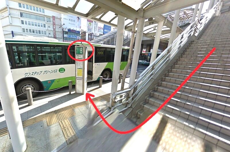 タカラスタンダード 豊橋ショールームまでの徒歩経路