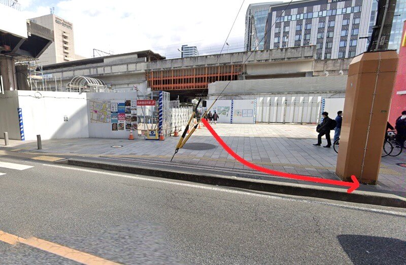 タカラスタンダード 豊田ショールームまでの徒歩経路