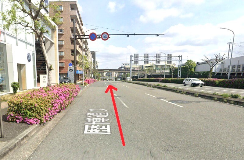 タカラスタンダード 港北ショールームまでの車の経路