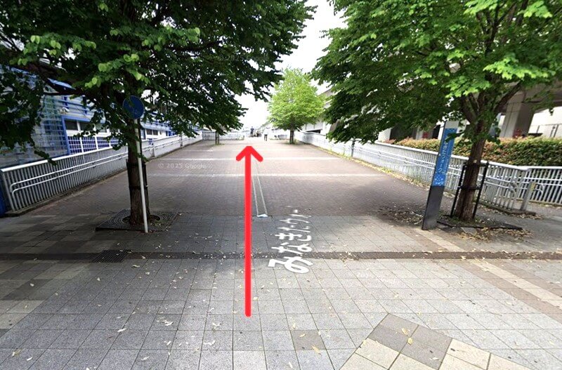 タカラスタンダード 港北ショールームまでの徒歩経路