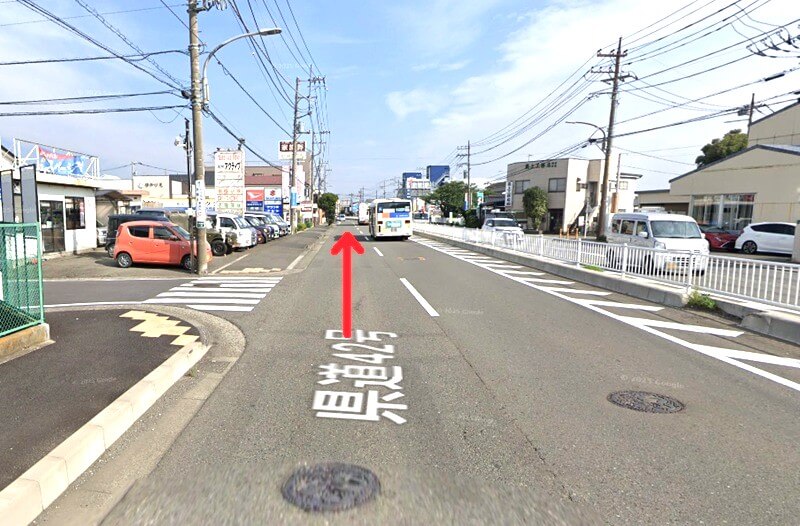 タカラスタンダード 藤沢ショールームまでの車の経路