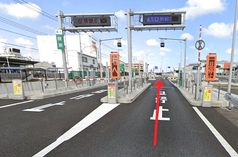 タカラスタンダード 藤沢ショールームまでの車の経路