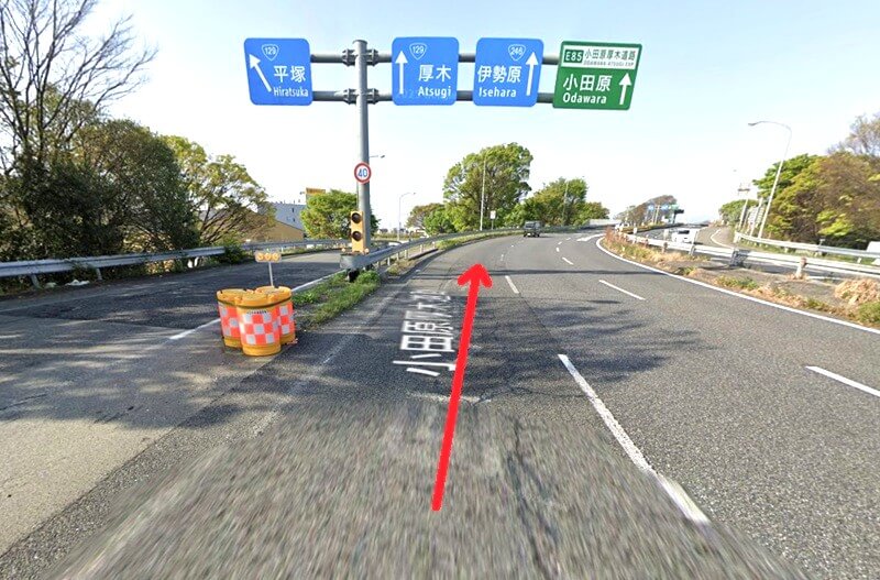 タカラスタンダード オーナーズサロン本厚木までの車の経路