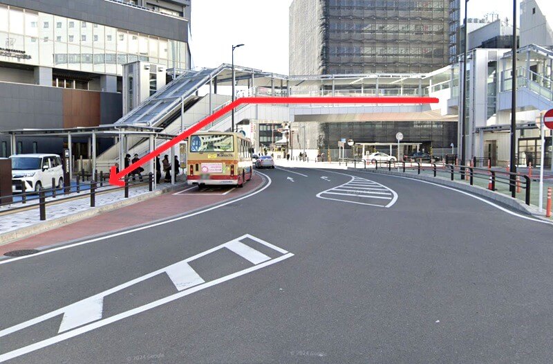 タカラスタンダード 厚木ショールームまでの徒歩経路