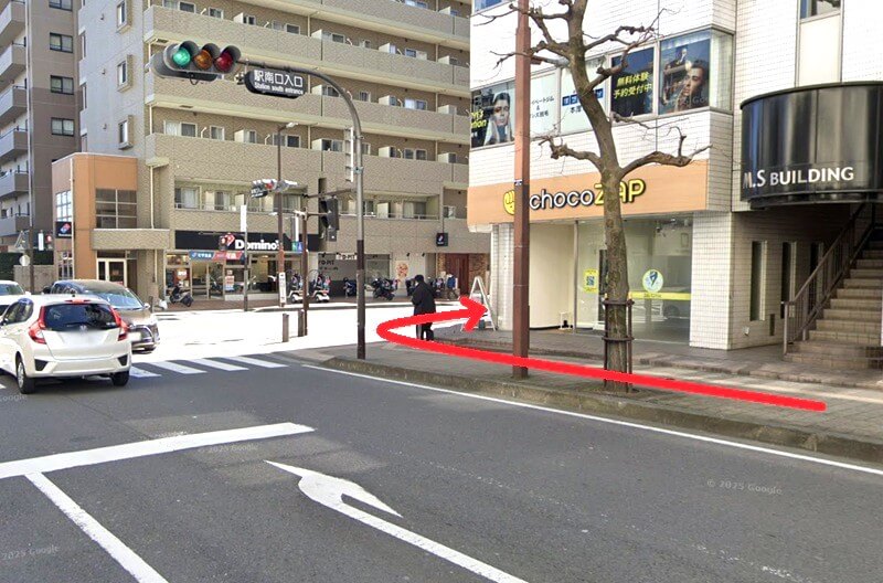 タカラスタンダード 厚木ショールームまでの徒歩経路