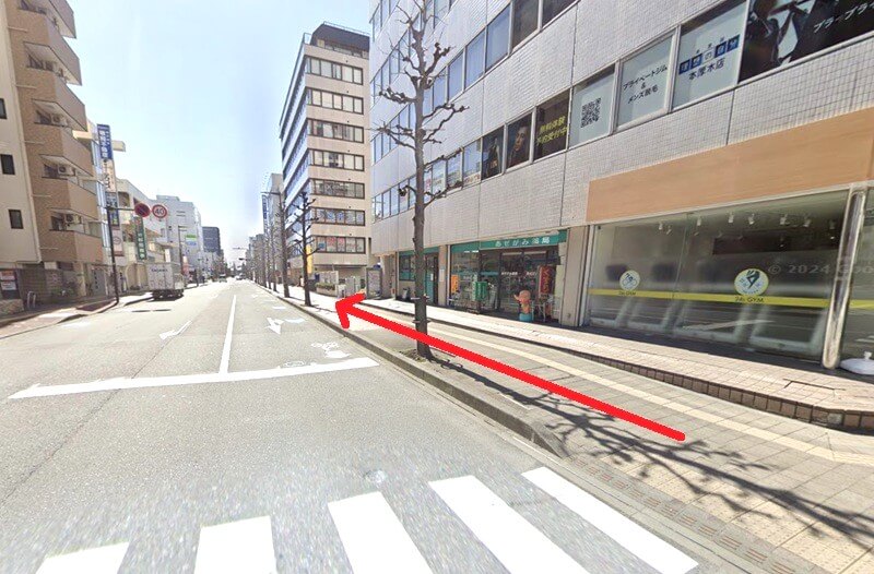 タカラスタンダード 厚木ショールームまでの徒歩経路