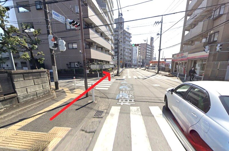 タカラスタンダード 相模原ショールームまでの徒歩経路