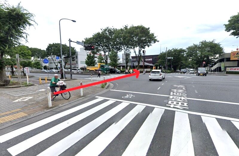 タカラスタンダード 相模原ショールームまでの徒歩経路