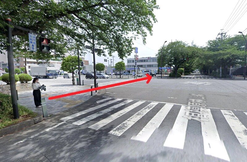 タカラスタンダード 相模原ショールームまでの徒歩経路