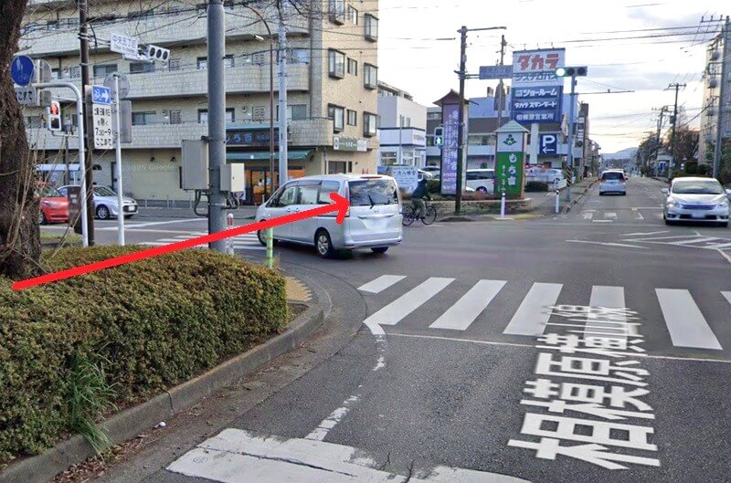 タカラスタンダード 相模原ショールームまでの徒歩経路