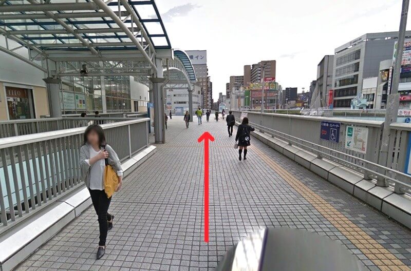 タカラスタンダード 相模原ショールームまでの徒歩経路