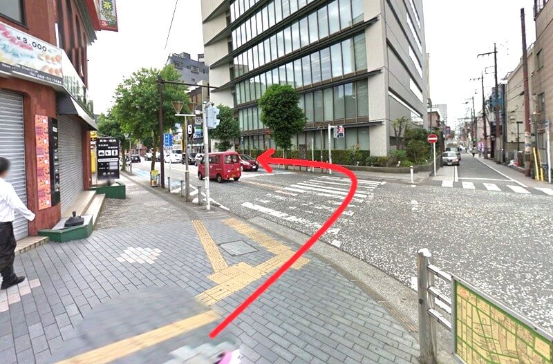 タカラスタンダード 相模原ショールームまでの徒歩経路